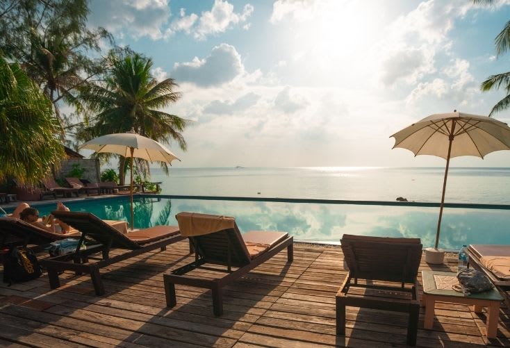 Hotels usually offer Wi-Fi and useful amenities like printers and copiers.